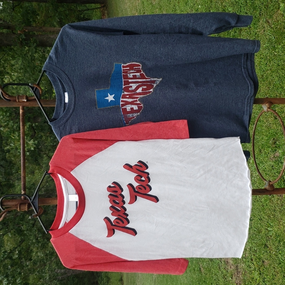Bundle (2) Texas Tech t-shirts